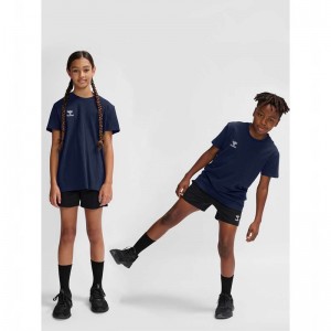 Hummel Go 2.0 S/S T-shirts Kinder Navy | 026507-136