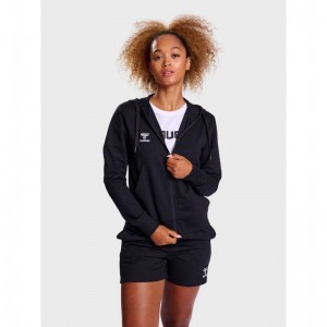 Hummel Go 2.0 Zip Hoodie Damen Schwarz | 985688-948