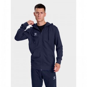 Hummel Go 2.0 Zip Hoodie Herren Navy | 551801-092