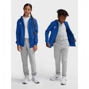 Hummel Go 2.0 Zip Hoodie Kinder Blau | 733328-152
