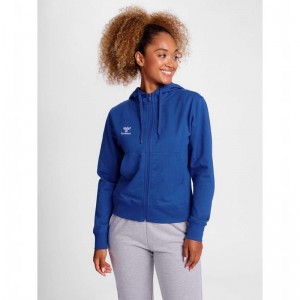 Hummel Go 2.0 Zip Sneakers Damen Blau | 828655-556