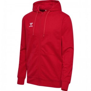 Hummel Go 2.0 Zip Trikot Herren Rot | 622910-949