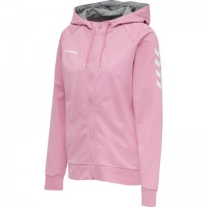 Hummel Go Cotton Zip Rucksäcke Damen Rosa | 204008-663