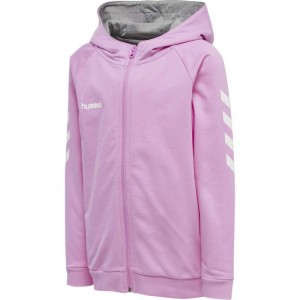 Hummel Go Cotton Zip T-shirts Kinder Lavendel | 284582-966