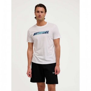 Hummel Graphic Bold Logo Tanktop Herren Weiß | 862300-038