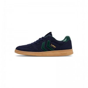 Hummel Handball Perfekt Synth. Suede Sneakers Herren Schwarz | 207254-764