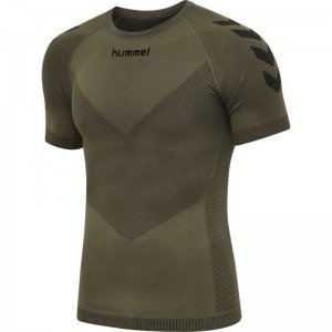 Hummel Hummel First Seamless S/S Trikot Herren Olivgrün | 275118-640