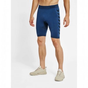 Hummel Hummel First Seamless Tr Sht Tights Kurze Hose Herren Navy | 343731-091