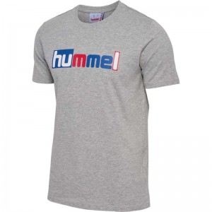 Hummel Ic Marty T-shirts Herren Grau | 929059-400