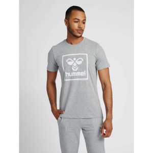 Hummel Isam 2.0 T-shirts Herren Grau | 856202-436