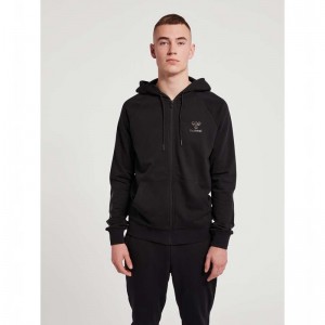 Hummel Isam 2.0 Zip Hoodie Herren Schwarz | 653285-536