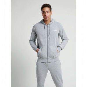 Hummel Isam Zip Hoodie Herren Grau | 983124-535