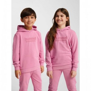 Hummel Jr Base Hoodie Kinder Rosa | 547576-580