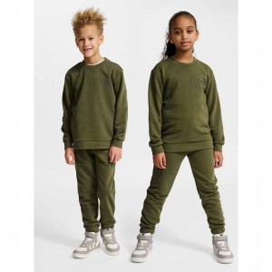 Hummel Jr Base Sweat Sport BH Kinder Grün | 991010-684