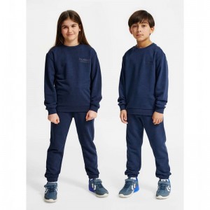 Hummel Jr Base Sweat Sportbekleidung Kinder Navy | 214050-731