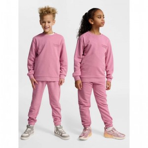 Hummel Jr Base Sweat Strumpfhose Kinder Rosa | 795195-995