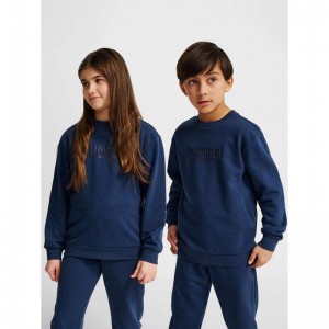 Hummel Jr Base Sweatshirts Kinder Navy | 313762-439