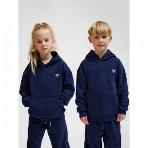Hummel Jr Loose Bee Hoodie Kinder Navy | 588817-897