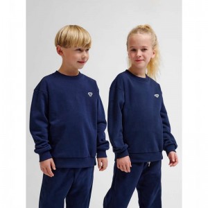 Hummel Jr Loose Crewneck Bee Handschuhe Kinder Navy | 208903-616