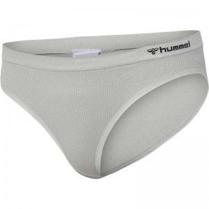 Hummel Juno Seamless Tanga Damen Grau | 330157-416