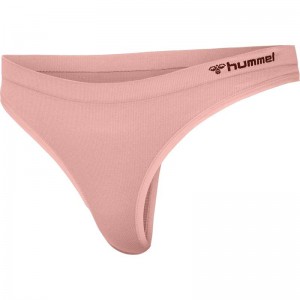 Hummel Juno Seamless Tanga Damen Rosa | 103990-131
