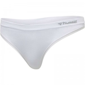 Hummel Juno Seamless Tanga Damen Weiß | 687355-628