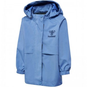 Hummel Koja Tex Regenjacken Kinder Blau | 086990-709
