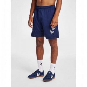 Hummel Lead Poly Kurze Hose Herren Navy | 610759-315
