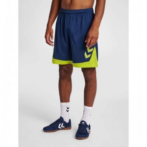 Hummel Lead Poly Kurze Hose Herren Navy | 028999-256