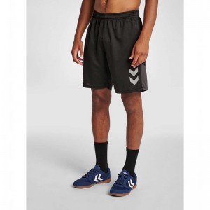 Hummel Lead Trainer Kurze Hose Herren Schwarz | 099166-408