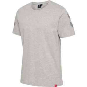 Hummel Legacy Chevron Plus T-shirts Herren Grau | 946886-116