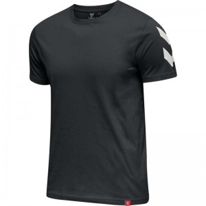 Hummel Legacy Chevron Plus T-shirts Herren Schwarz | 772224-327
