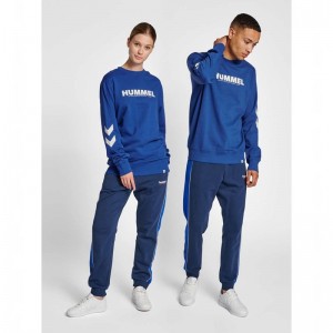 Hummel Legacy Sweatshirt Herren Blau | 646373-933