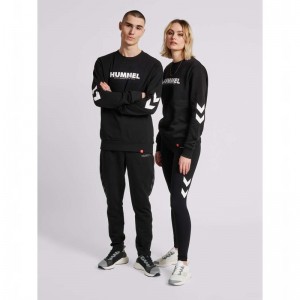 Hummel Legacy Sweatshirt Herren Schwarz | 250876-499