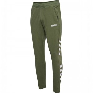 Hummel Legacy Tapered Hose Herren Grün | 604830-925