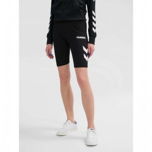 Hummel Legacy Tight Kurze Hose Damen Schwarz | 526903-517