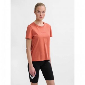 Hummel Legacy T-shirts Damen Aprikose | 479672-272