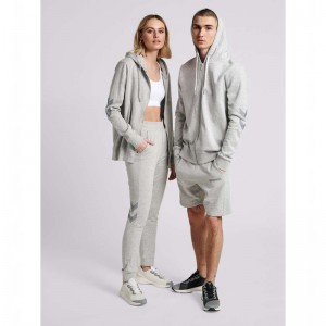 Hummel Legacy Zip Hoodie Damen Grau | 281416-761