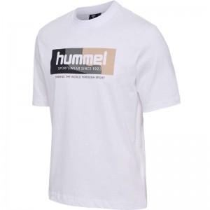 Hummel Lgc Charles T-shirts Herren Weiß | 799892-550
