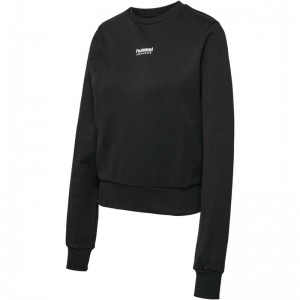 Hummel Lgc Daya Short Sweatshirts Damen Schwarz | 760469-113