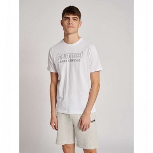 Hummel Lgc Joel T-shirts Herren Weiß | 346934-126