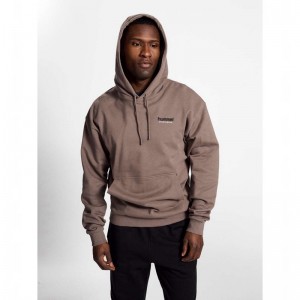 Hummel Lgc Nate Hoodie Herren Braun | 045774-490