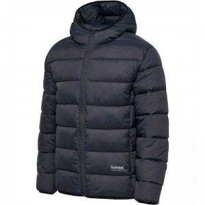Hummel Lightweight Puffer Jacken Herren Schwarz | 314346-753