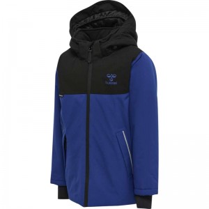 Hummel Logan Tex Jacken Kinder Blau | 103145-284