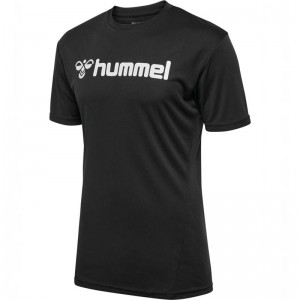 Hummel Logo S/S Trikot Herren Schwarz | 847362-280