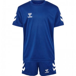 Hummel Logo Sets Kinder Blau | 002633-812