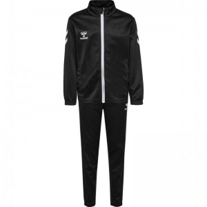 Hummel Logo Suit Sportbekleidung Kinder Schwarz | 069163-357