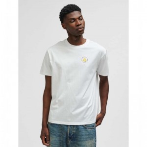 Hummel Loose S/S Call Us T-shirts Herren Weiß | 806802-178
