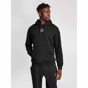 Hummel Lp10 Boxy Sweat Hoodie Herren Schwarz | 344676-963