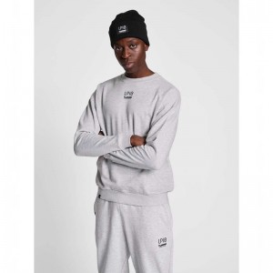 Hummel Lp10 Boxy Sweatshirt Herren Grau | 457648-044